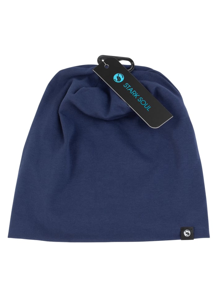 Stark Soul® Slouch Beanie Mütze Unisex in Marineblau günstig kaufen onesize