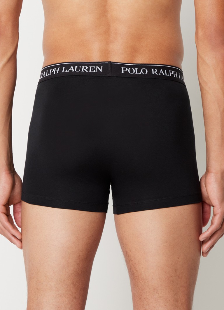 Μποξεράκι Ralph Lauren με λογότυπο στη μέση, συσκευασία των 3 τεμαχίων