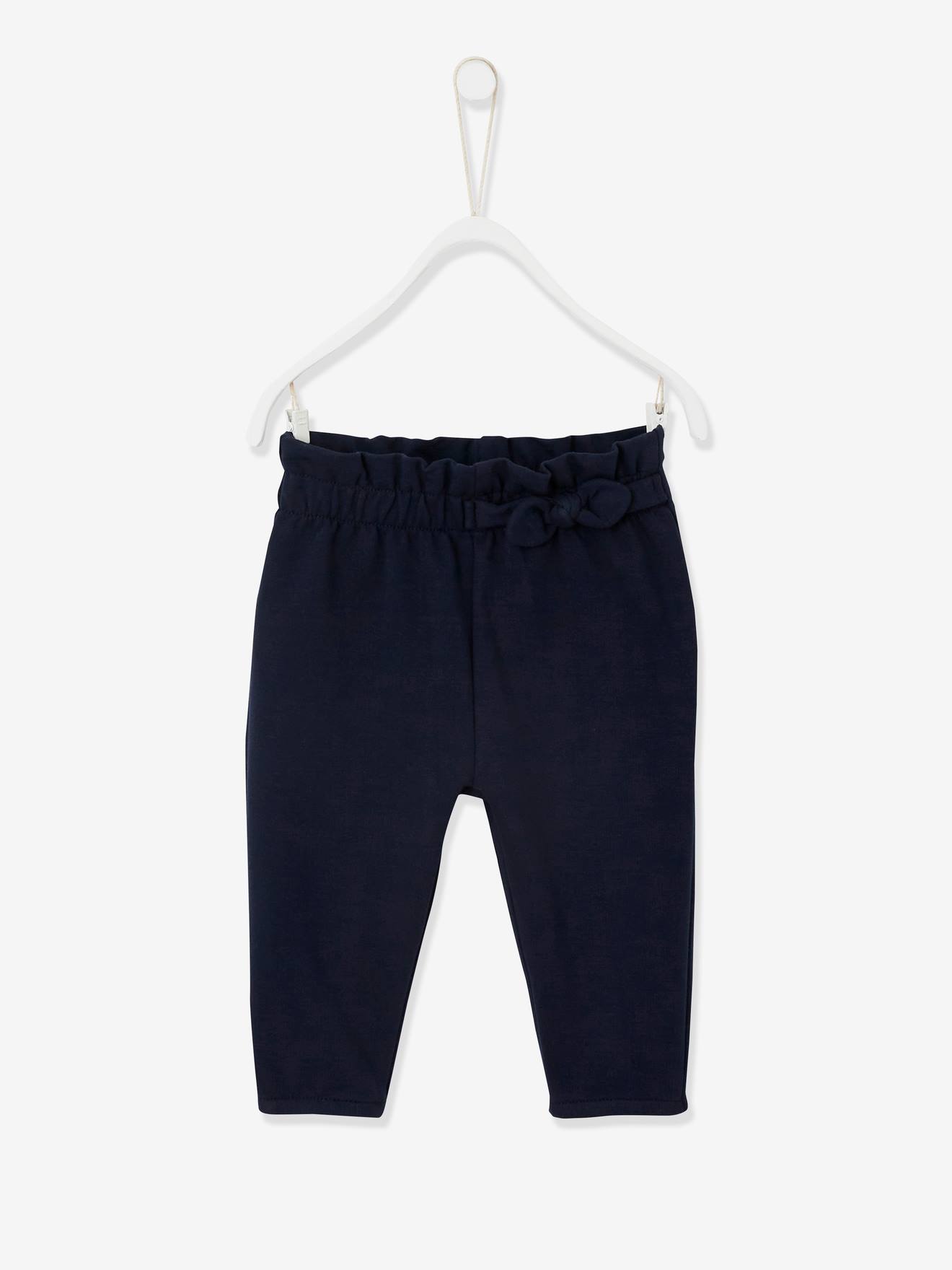 Pantalon en molleton bébé taille élastiquée BASICS vert bouteille