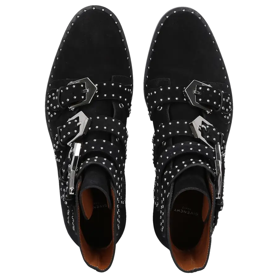 Givenchy - Stiefeletten HAVANNA Veloursleder - schwarz