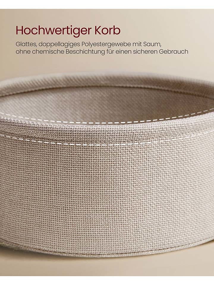 Songmics Beistelltisch in Schwarz/ Weiß - (H)50 x Ø 45 cm günstig kaufen onesize