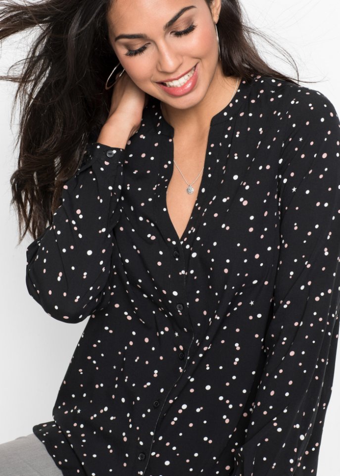 Bluse mit Pünktchen