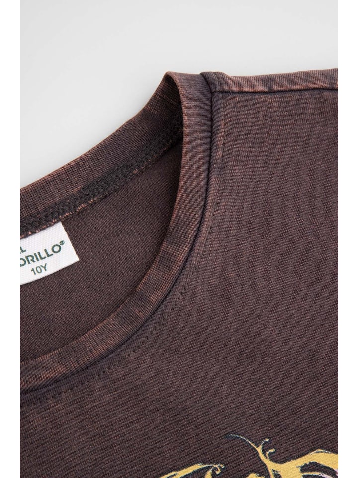 Coccodrillo T-Shirt mit kurzen Ärmeln in grau günstig kaufen