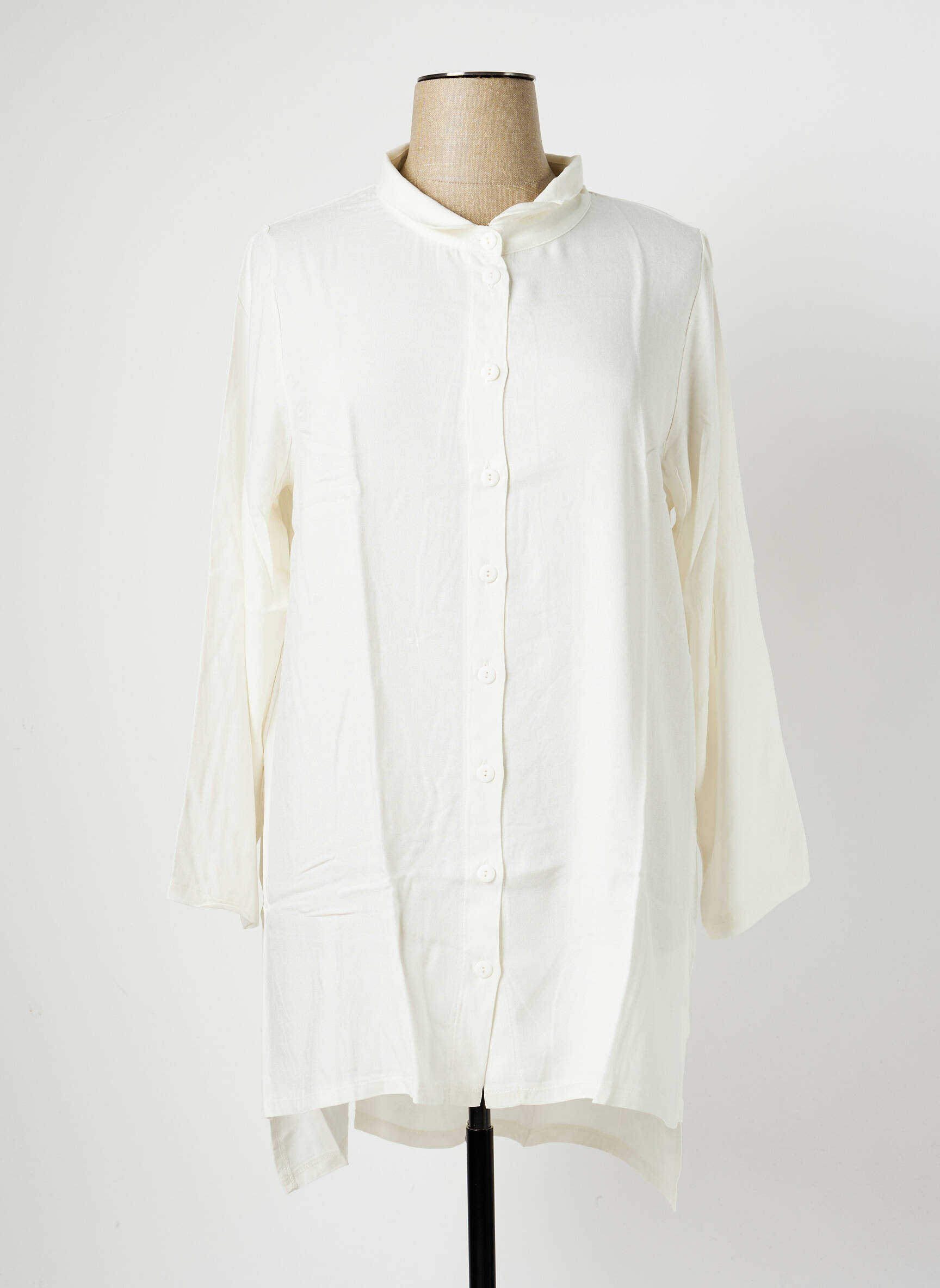 G Oze Tuniquemanchelongue Femme couleur blanc