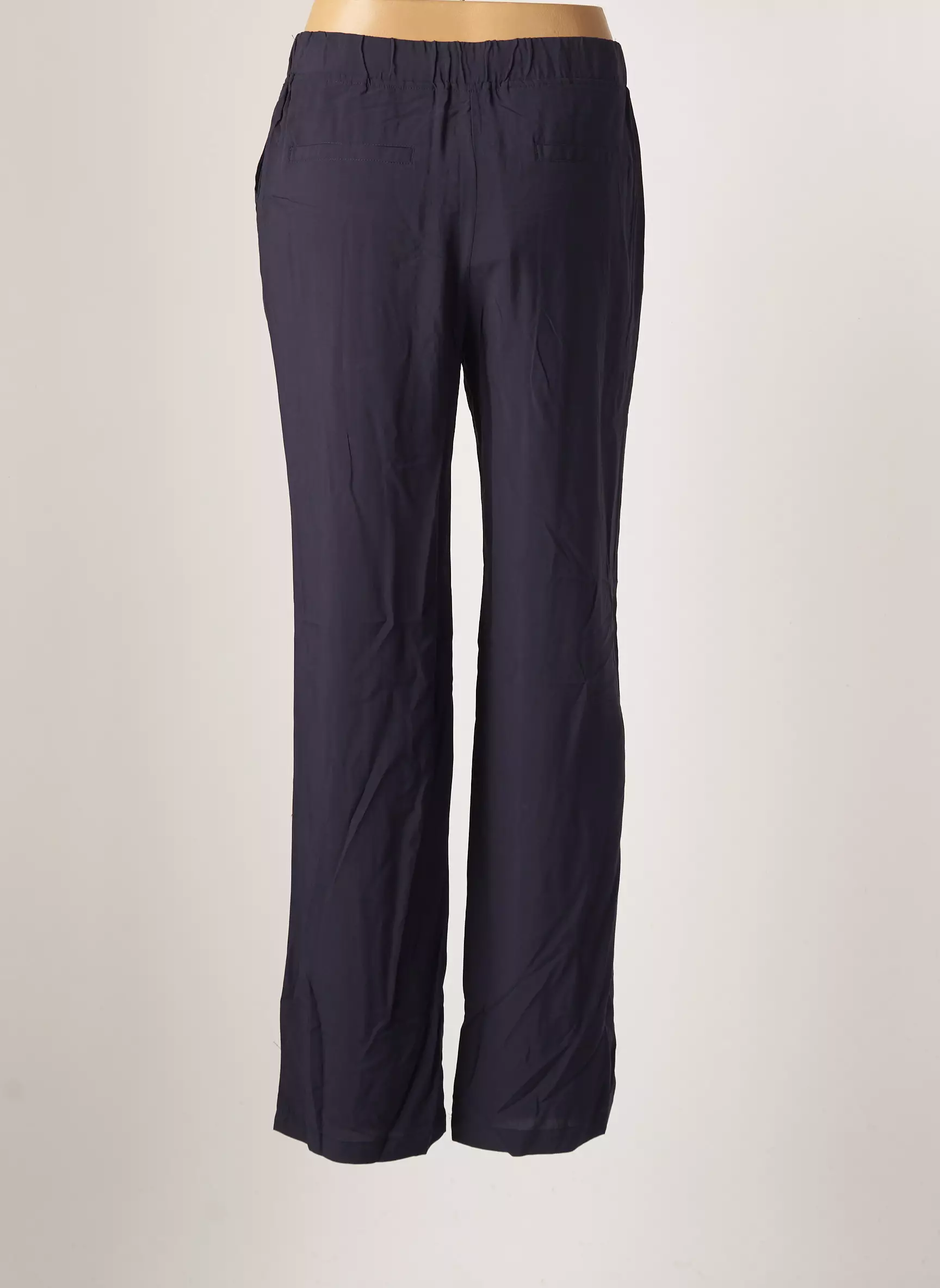 Esprit De La Mer Pantalons Droits Femme couleur bleu