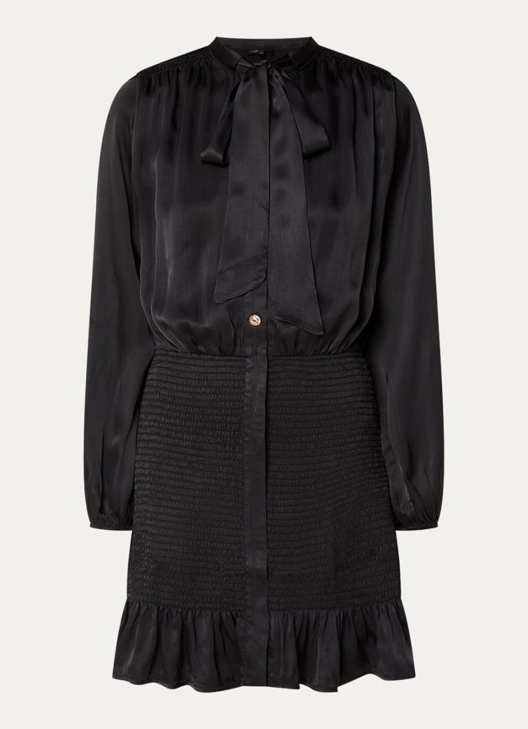 Rochie-tunică Maje cu guler șal scurt