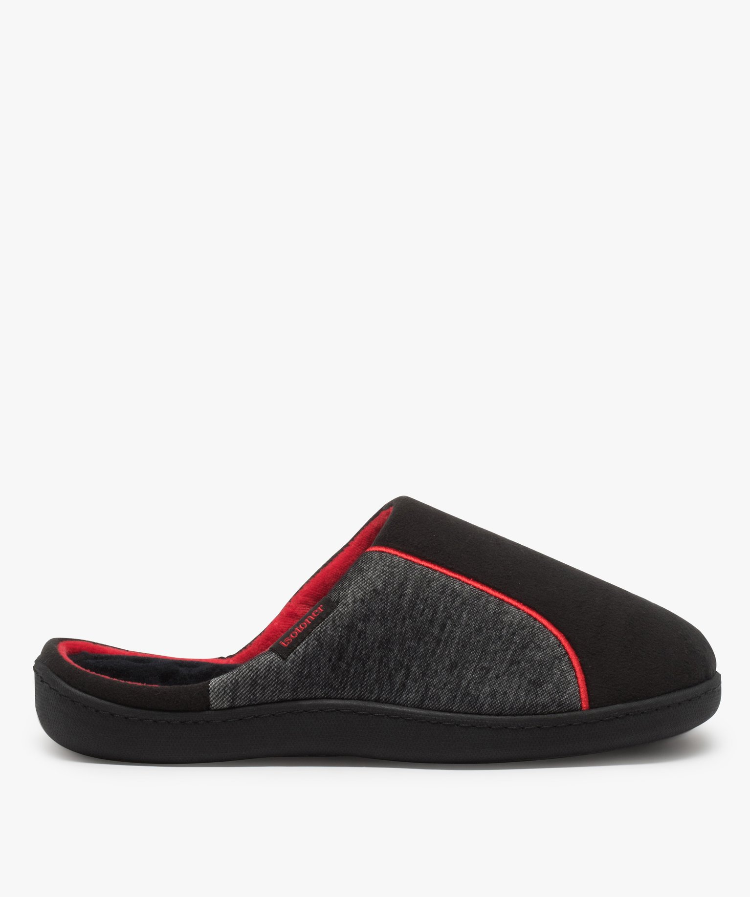 Chaussons homme mules d’intérieur en velours - Isotoner | GEMO