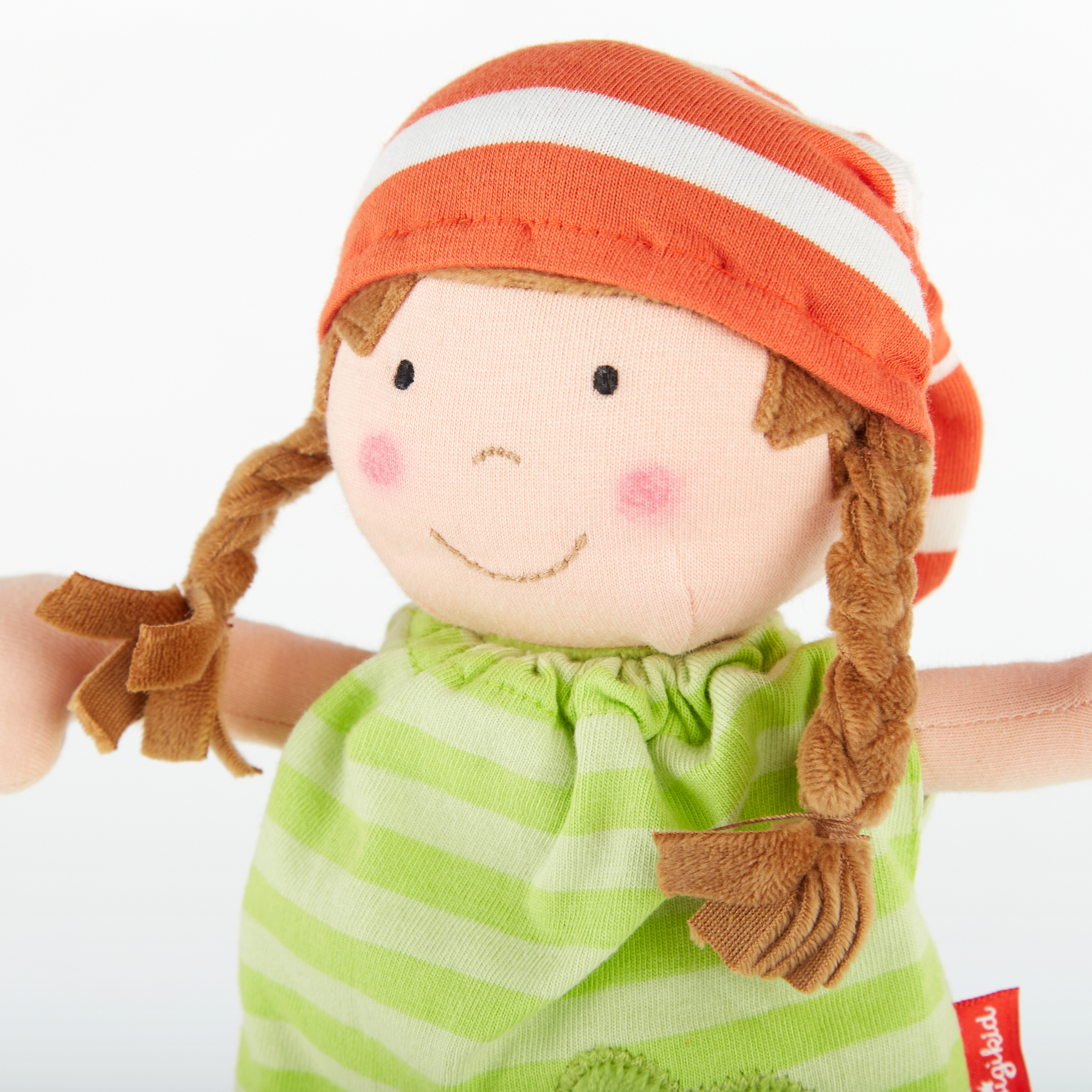 Stoffpuppe Brenda Bilipup, grün