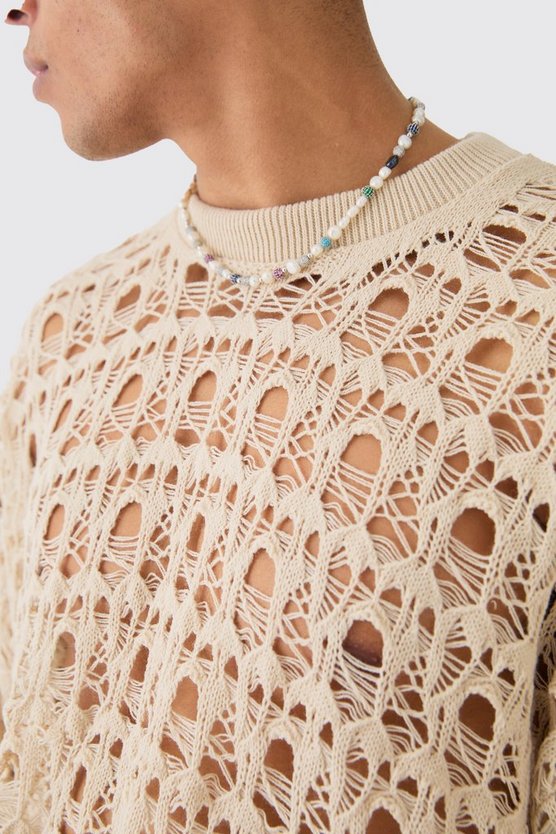 Kastiger Oversize Strickpullover