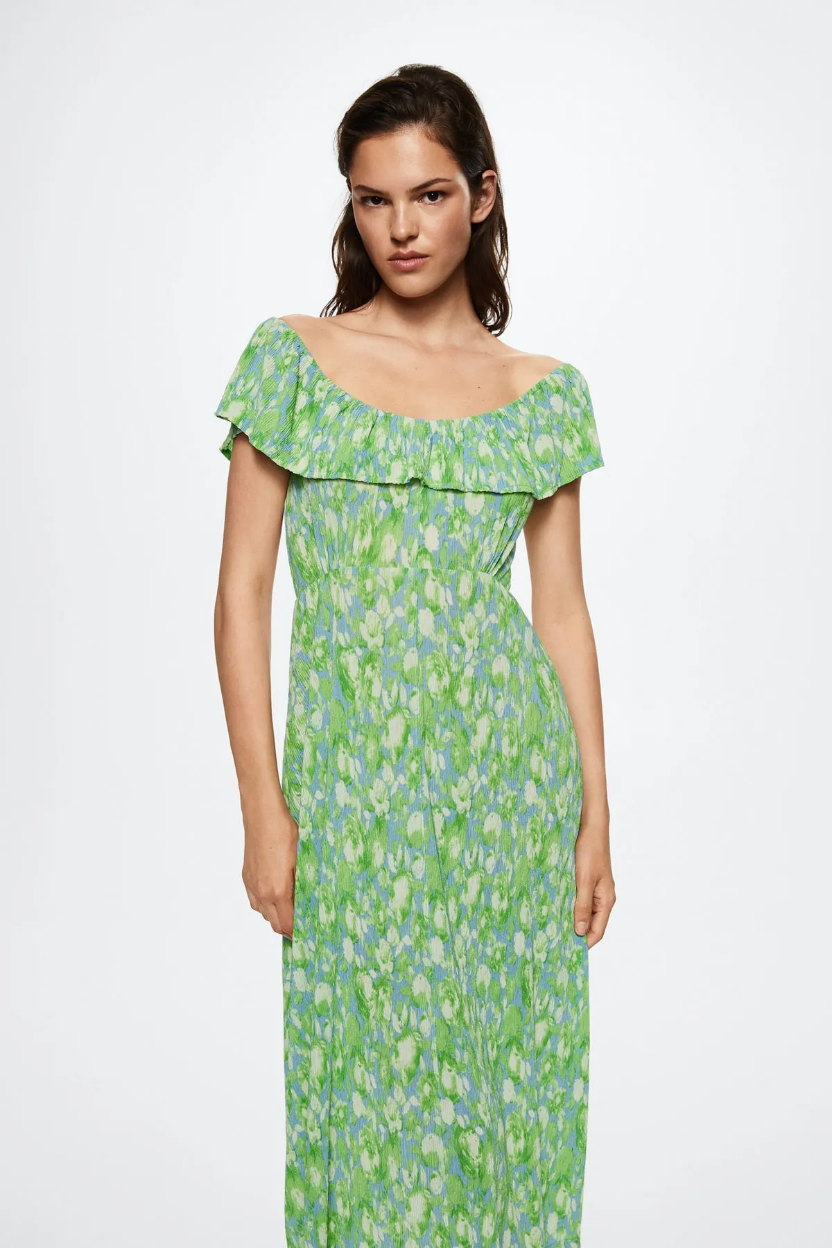 MANGO  Blaues Damenkleid 37050353