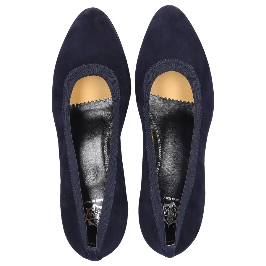 Truman's - Pumps 2333 Veloursleder - blau