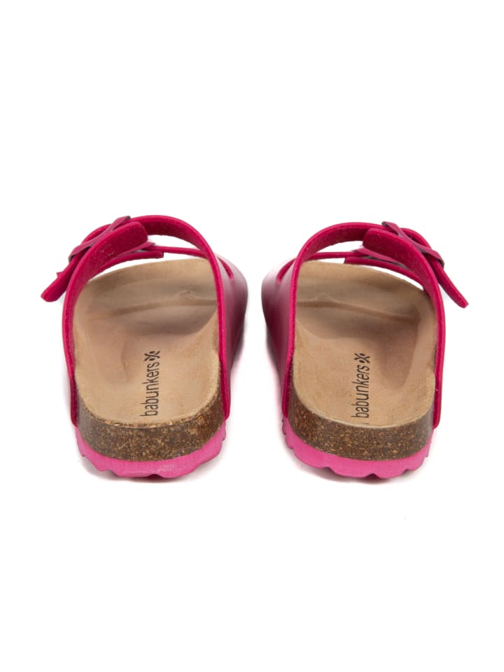 babunkers Pantoletten  in pink günstig kaufen