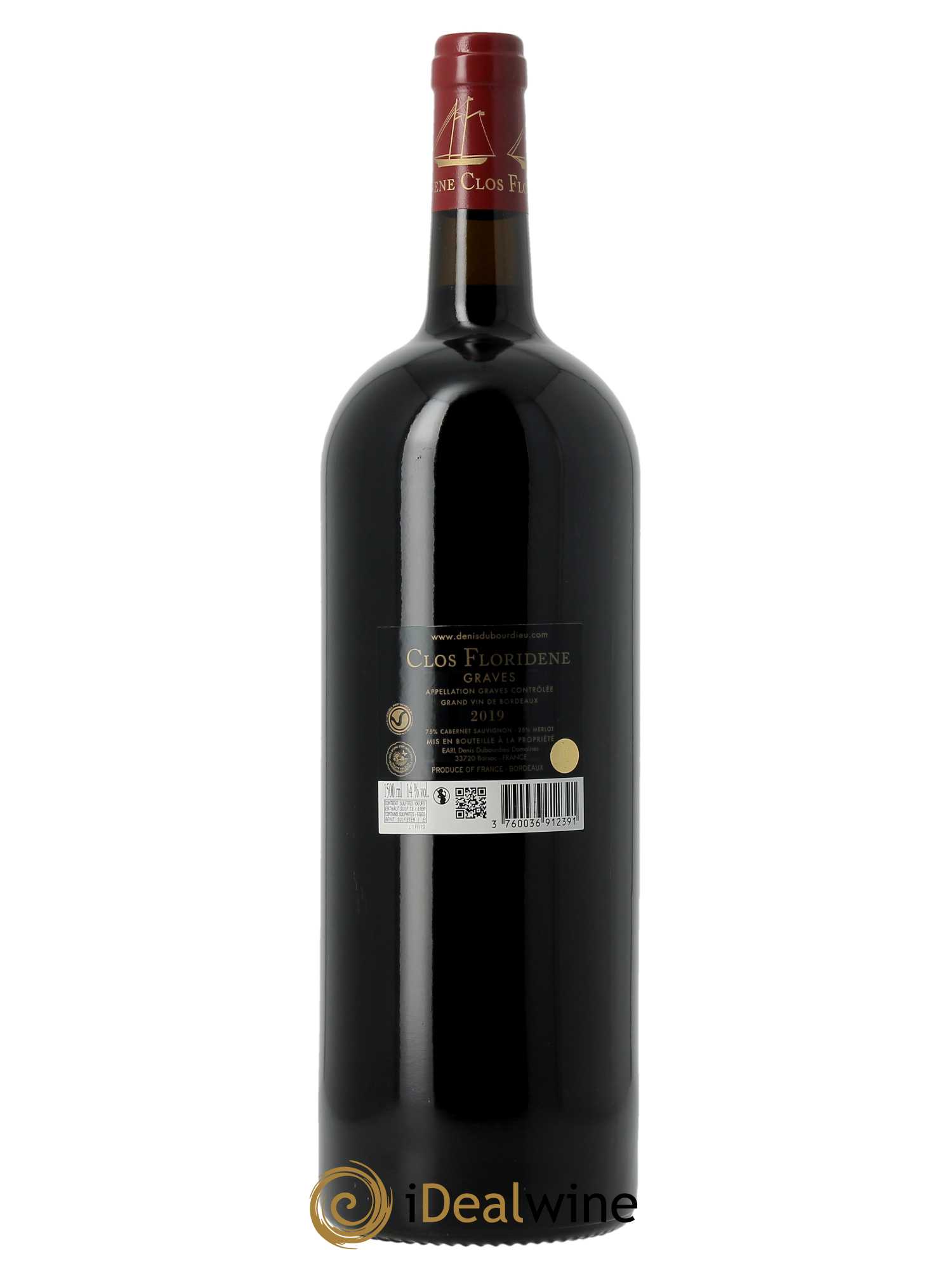 Clos Floridène (CBO à partir de 6 MG) 2019 - Lot de 1 Magnum
