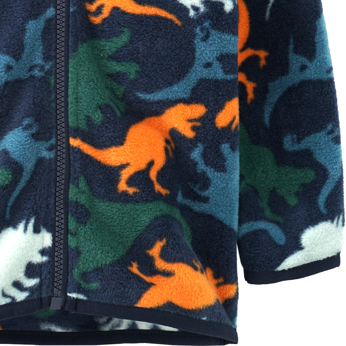 Jungen Fleecejacke mit Stehkragen