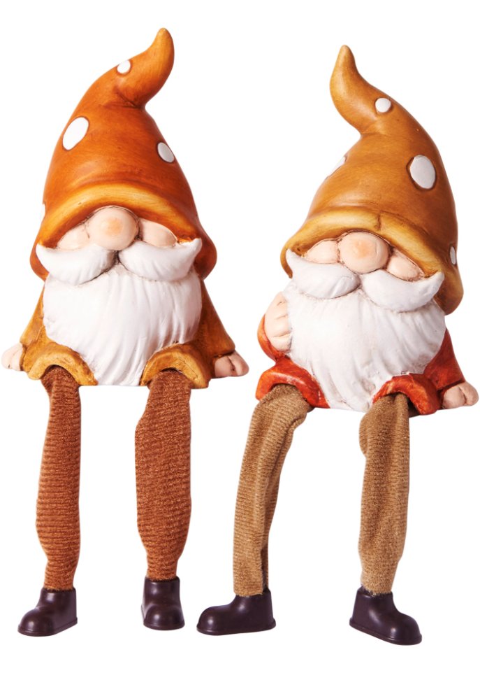 Kantenhocker Zwerge (2er Pack)