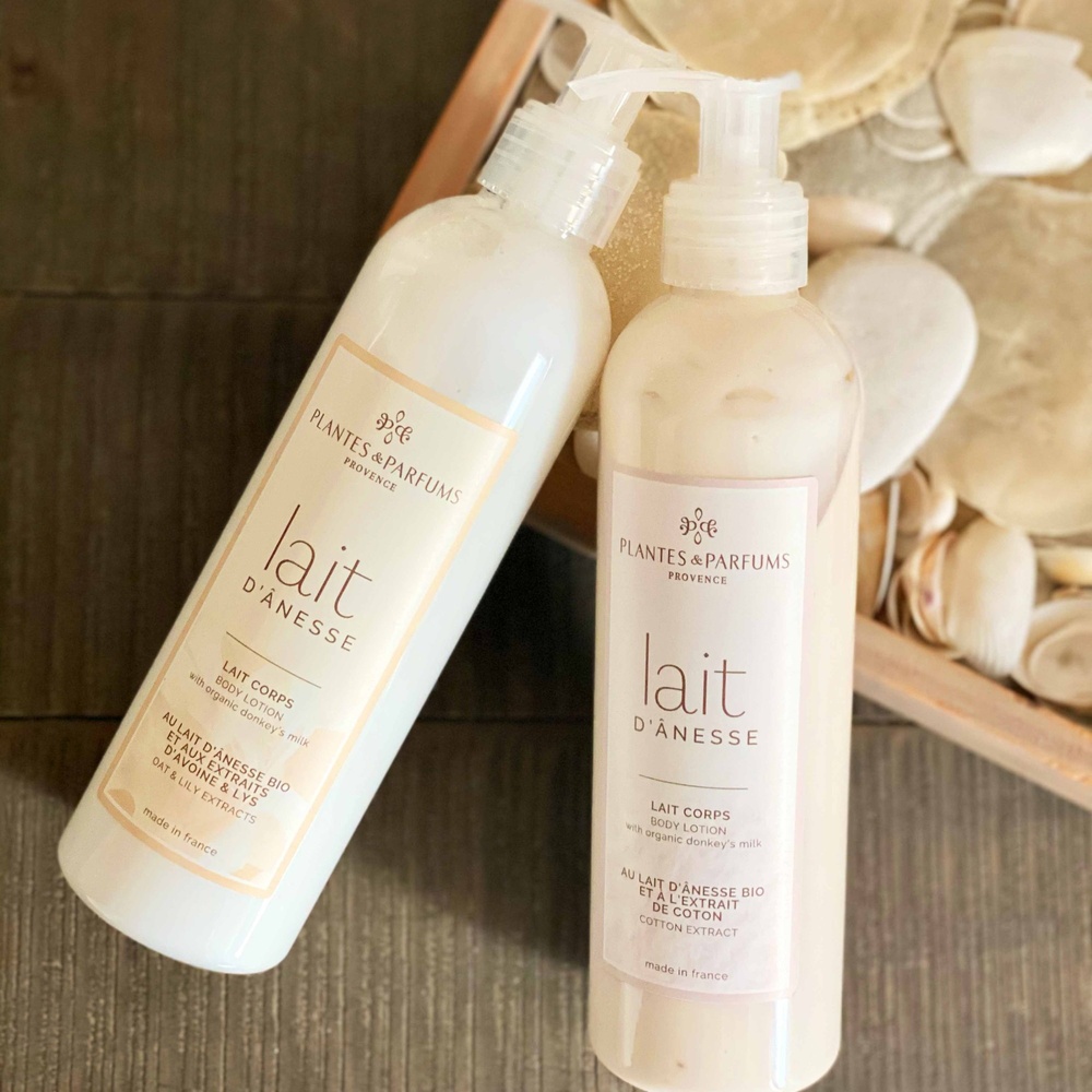 Plantes et Parfums Lait d’Ânesse & Extraits d'Avoine et Lys Lait Corps