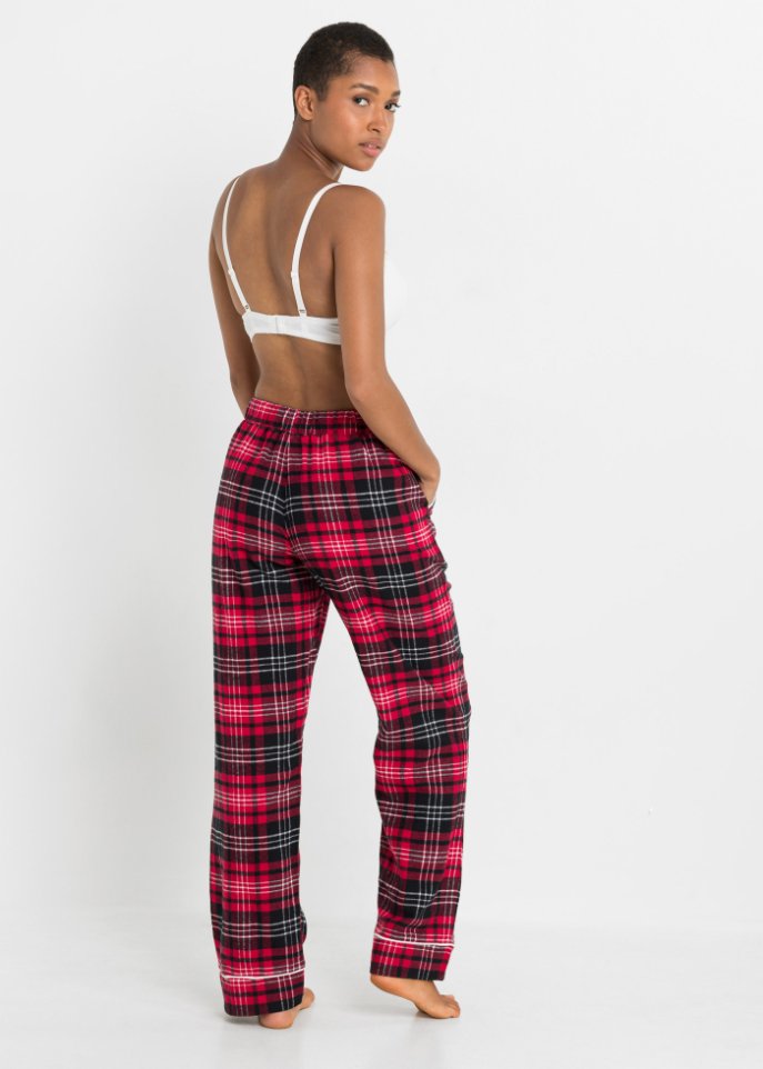 Gewebte Pyjamahose aus Flanell
