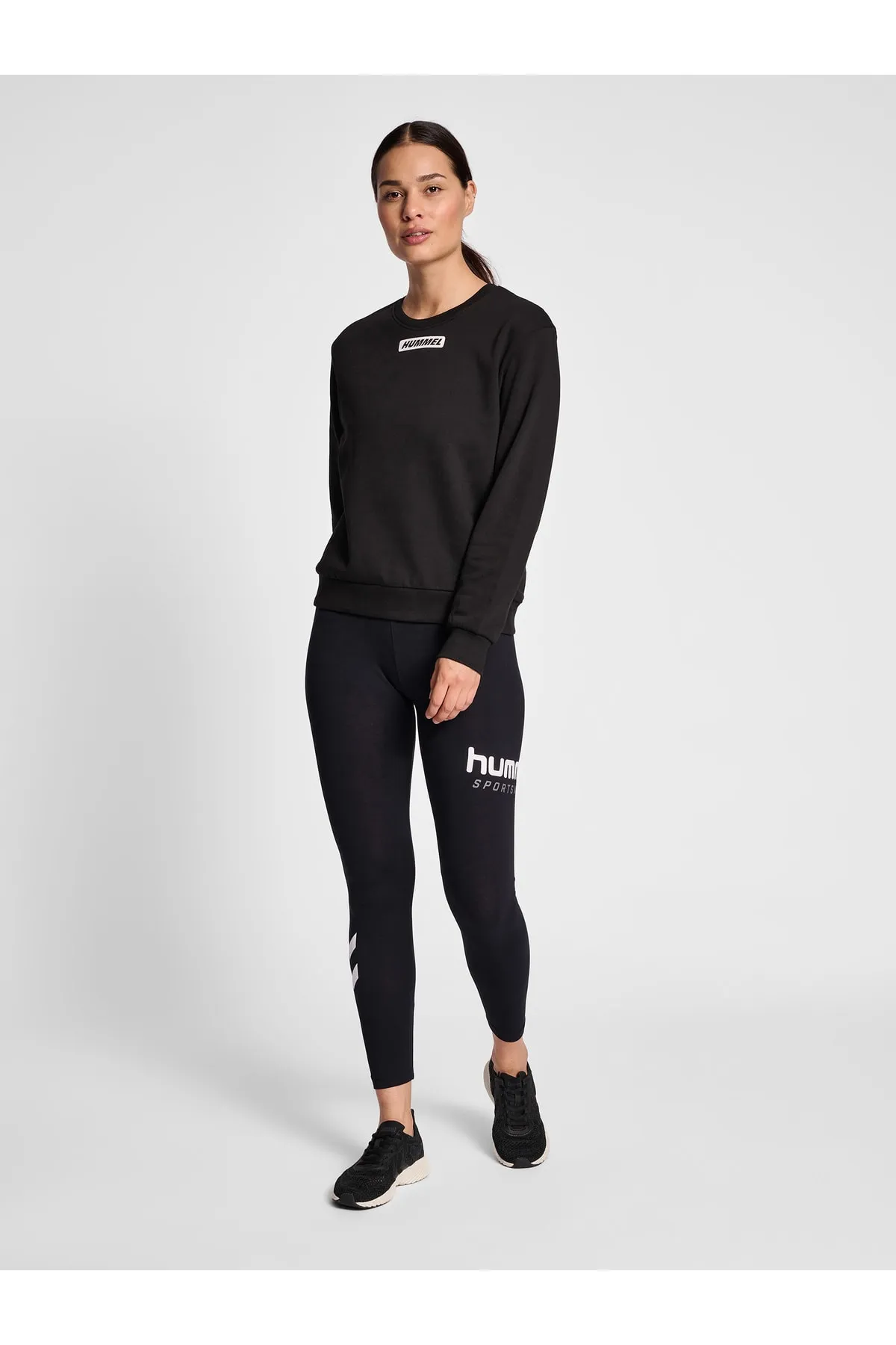 hummel  Sport-Leggings - Schwarz - Mittlerer Bund
