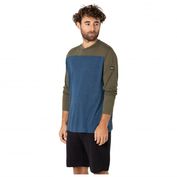 super.natural - Contrast L/S - Merinolongsleeve
