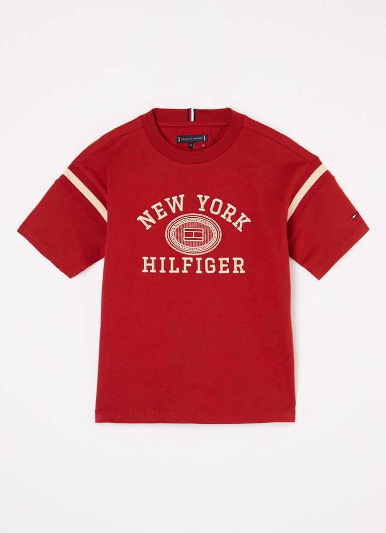 Tricou Tommy Hilfiger cu logo brodat