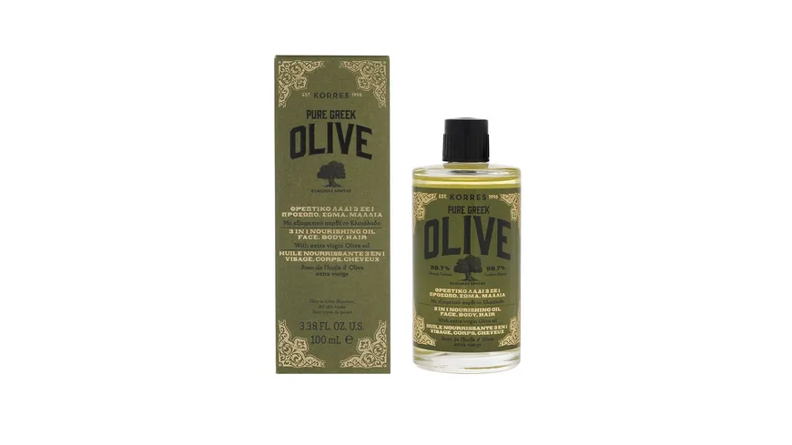 KORRES Pure Greek Olive Nährendes 3In1 Öl 100 ml