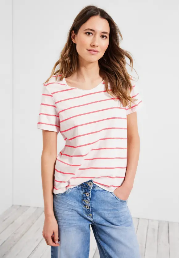 CECIL T-Shirt mit Streifenmuster