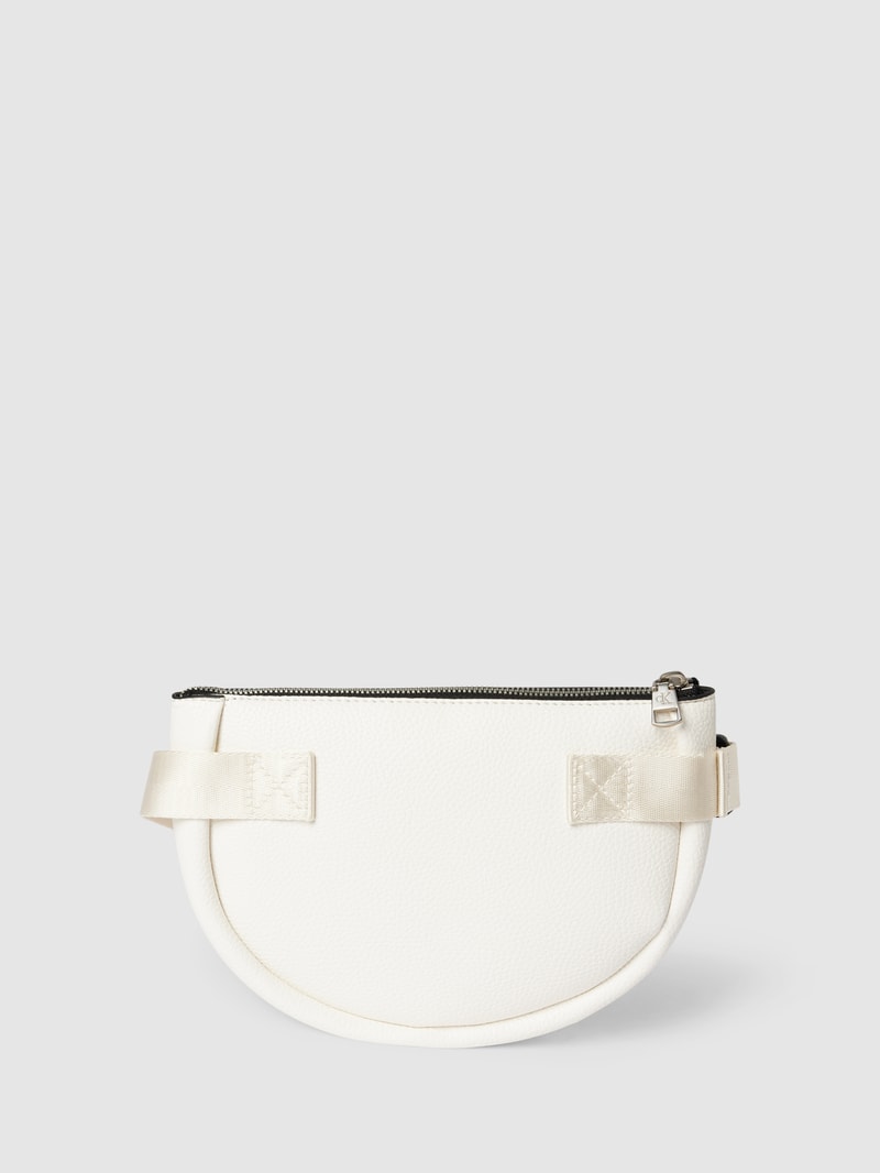 Bauchtasche mit Logo-Detail Modell 'CONNECTED' in weiss