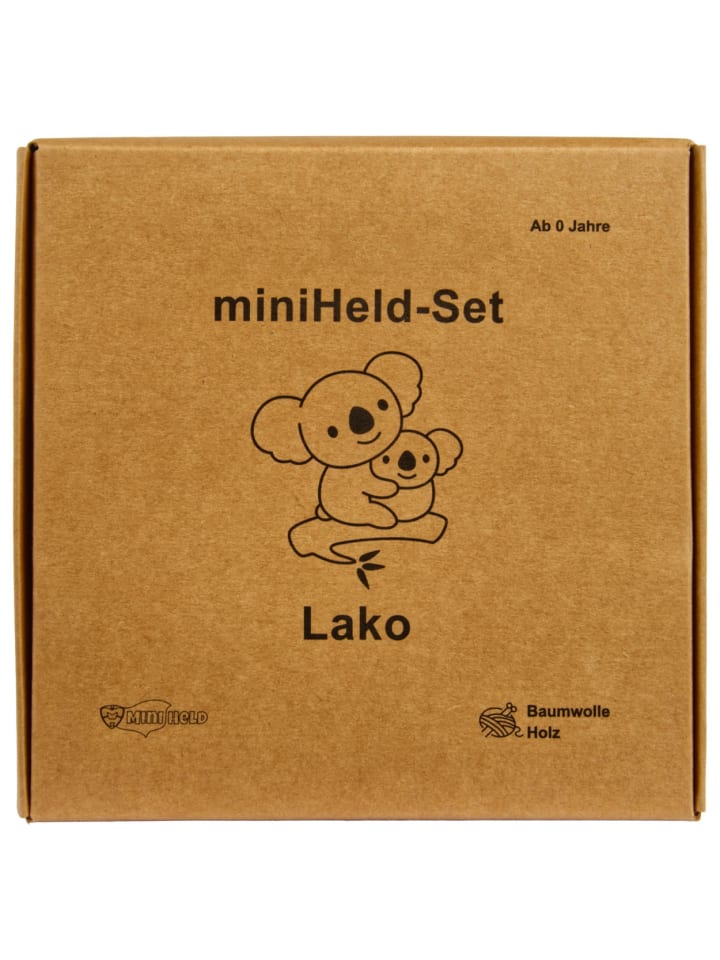 miniHeld Handgestrickter Koala Lako Geschenkbox zur Geburt oder Babyparty 0 Monate günstig kaufen onesize