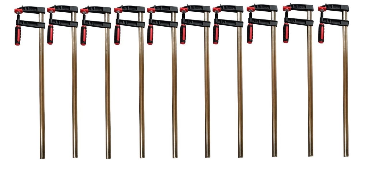 Vago-Tools 8x Profi Schraubzwinge 200x50 mm Zwinge Leimzwinge Klemmzwinge Temperguß