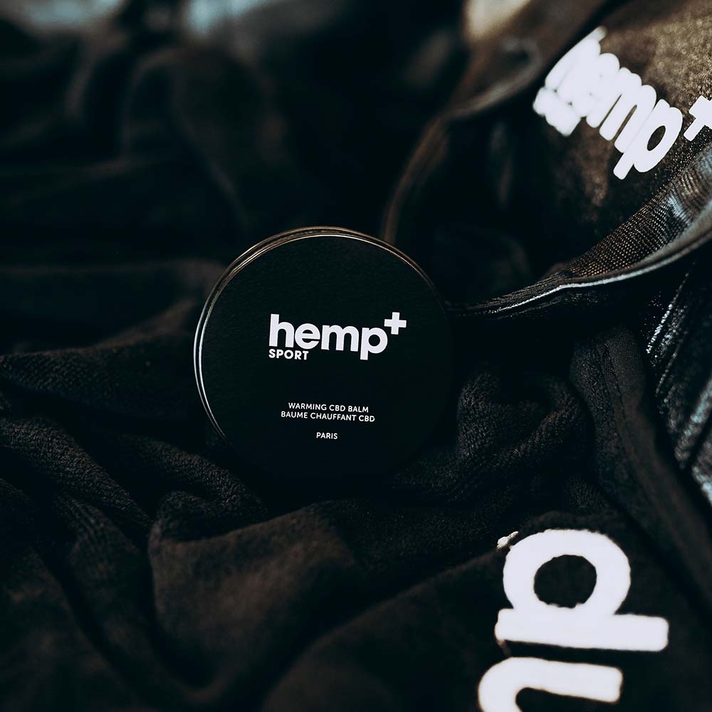 hemp + SPORT BAUME CHAUFFANT CBD BAUME CHAUFFANT POUR LE SPORT
