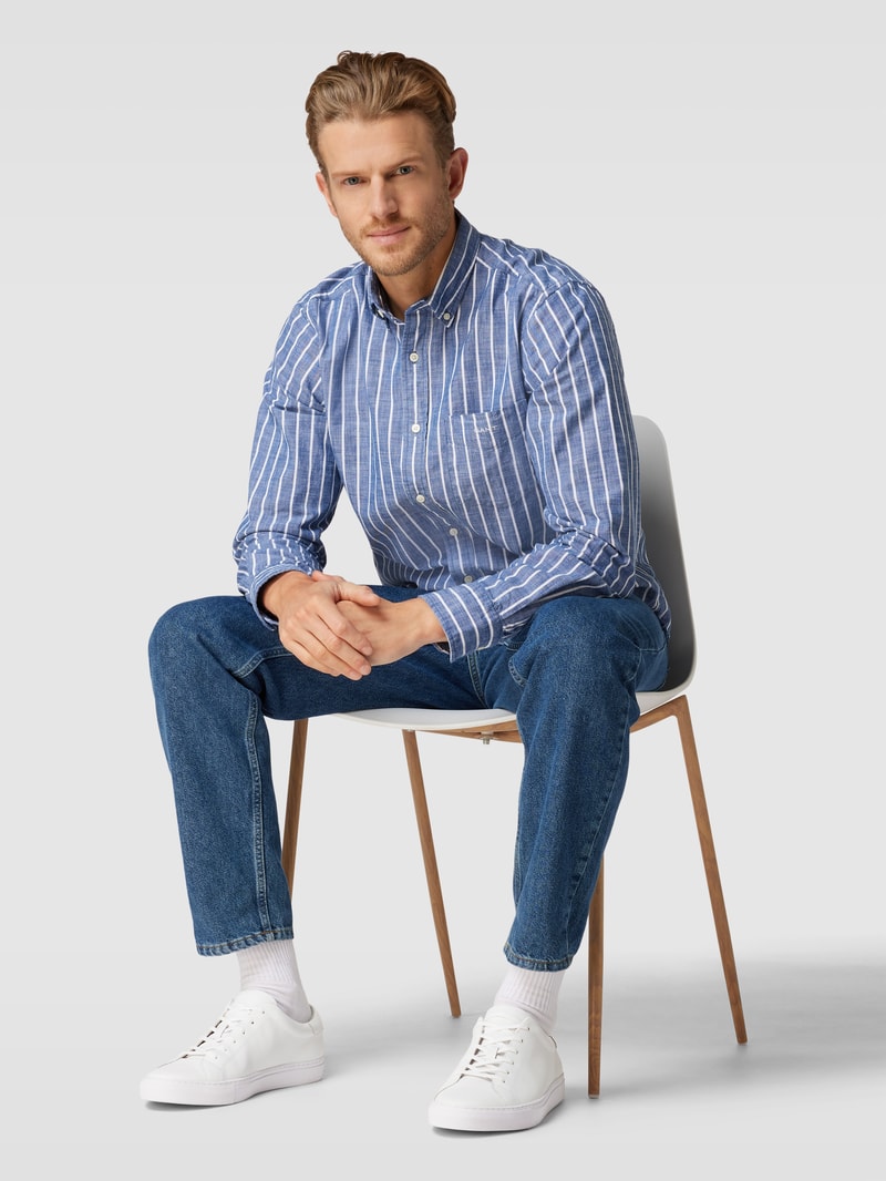 Sneaker aus Leder Modell 'JERMAIN II' in weiß