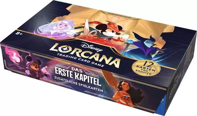 Disney Lorcana: Das Erste Kapitel - Display mit 24 Booster Packs (Deutsch)