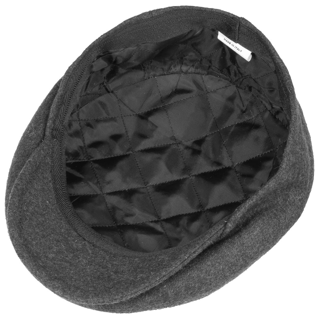Lipodo Flat Cap (1-St) Flatcap mit Schirm, Made in Italy