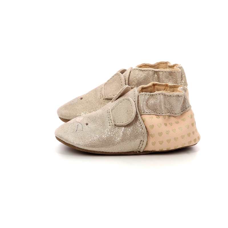 Chaussons cuir tannage vegetal Mouse Nose