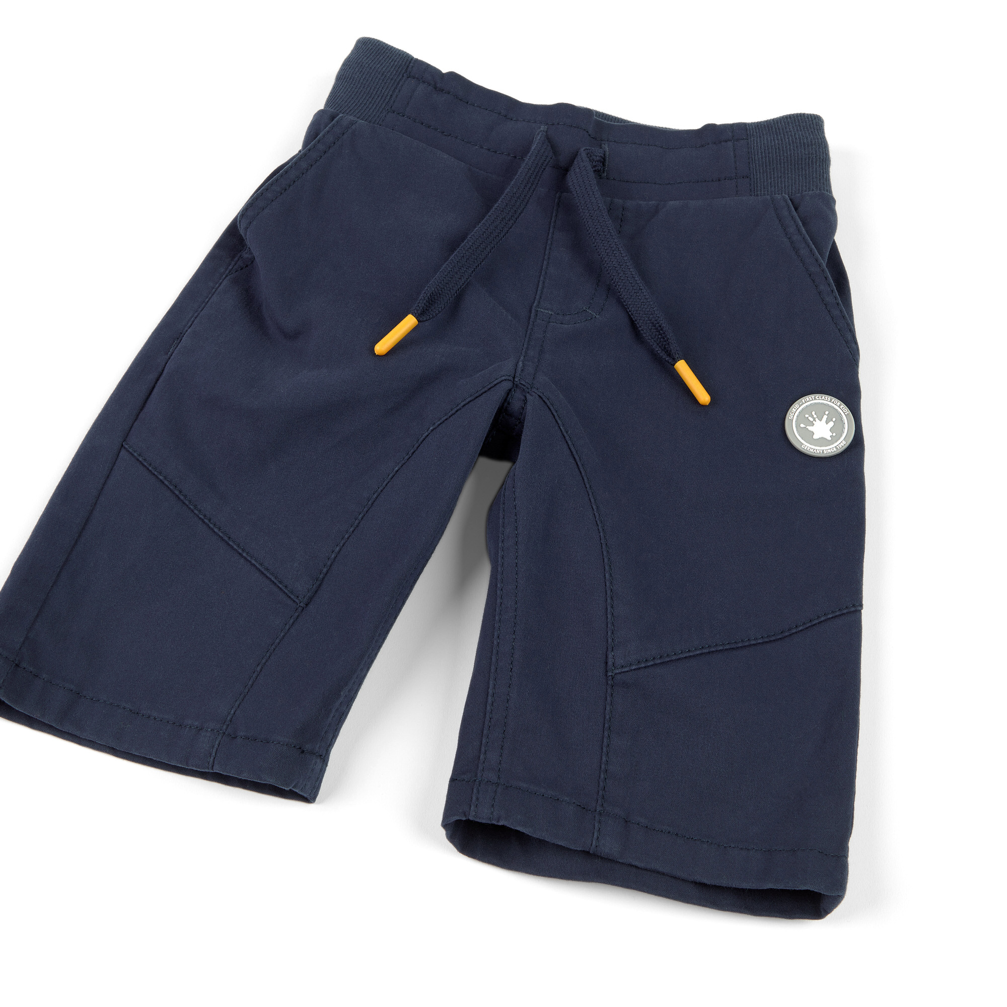 Dunkelblaue Kinder Gabardine Bermuda