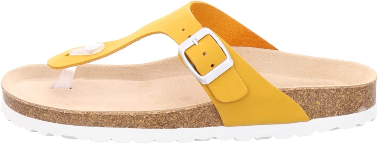 AMBITIOUS Komfort Sandalen gelb Natural Sense