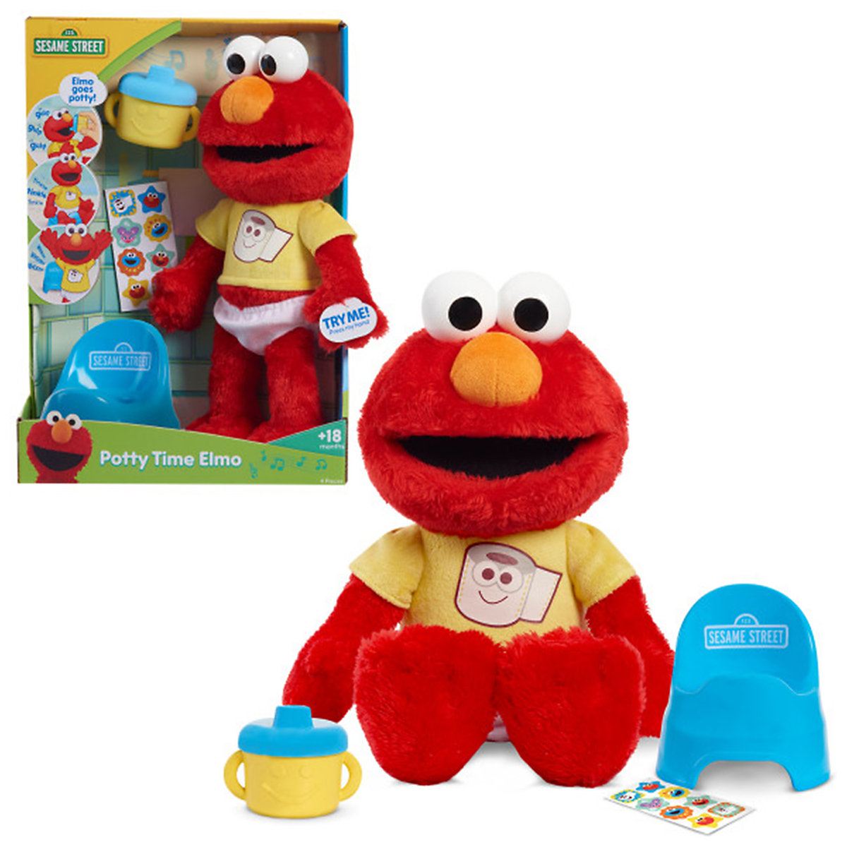 Sesamstrasse Töpfchenzeit Elmo, 30 cm