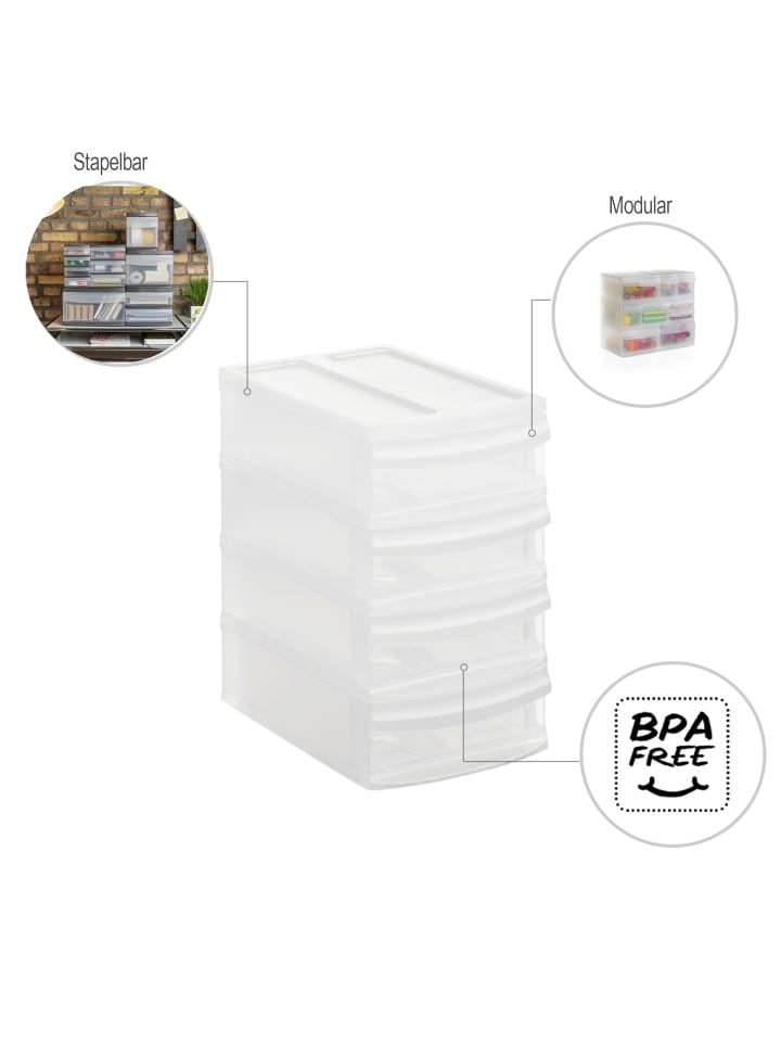Rotho Schubladenbox Tower XS SYSTEMIX günstig kaufen onesize