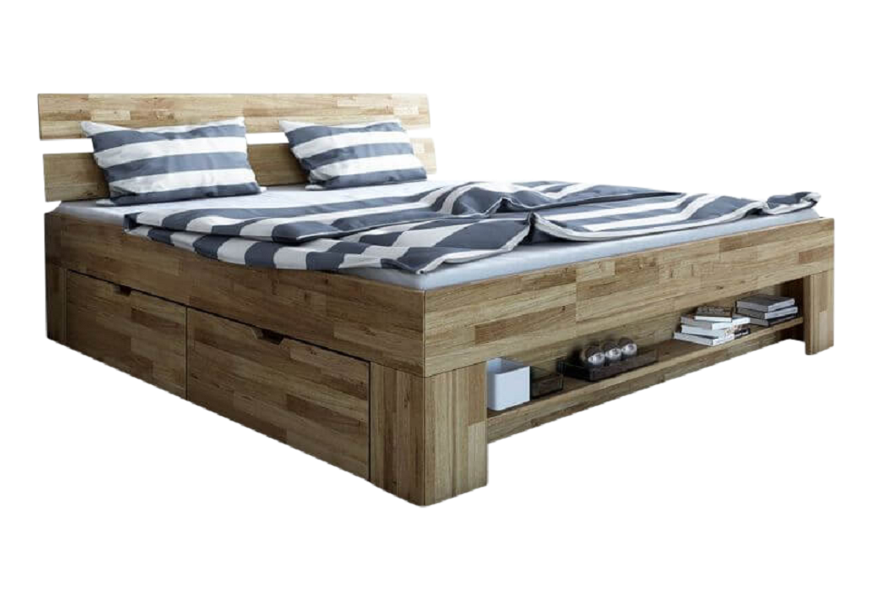 Futonbett Sarah Eiche 180 x 200 cm