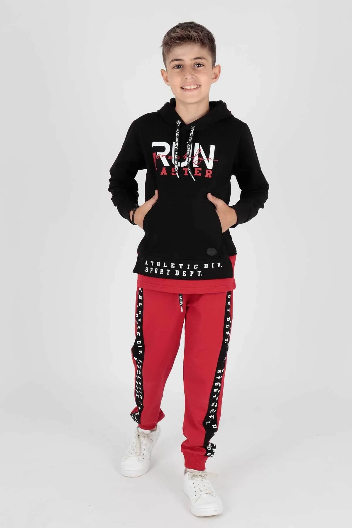AHENGİM  Kinder Ak15025 Run bedruckter Herrenanzug