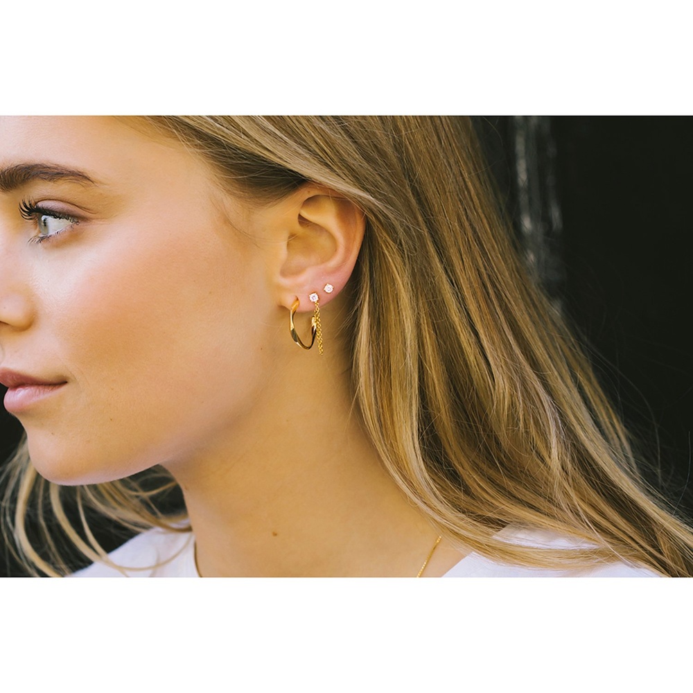Sif Jakobs Jewellery Boucles d'oreilles à fermoir à poussette 925 Argent Boucles d'oreilles