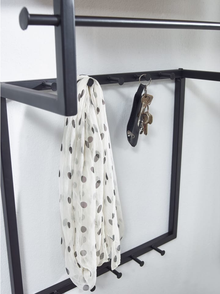 KADIMA DESIGN Wandgarderobe | Mango Massiv, 60x76x26cm, Kleiderstange günstig kaufen onesize