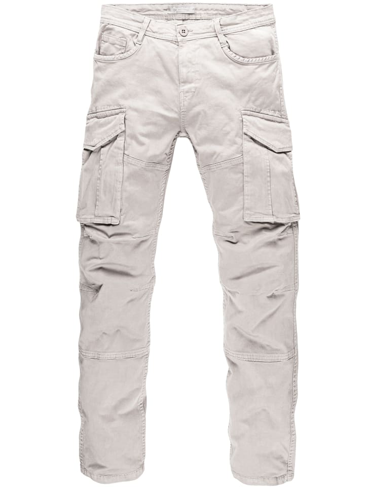 Amaci&Sons Cargo Jogger-Chino WYATT in Hellgrau günstig kaufen