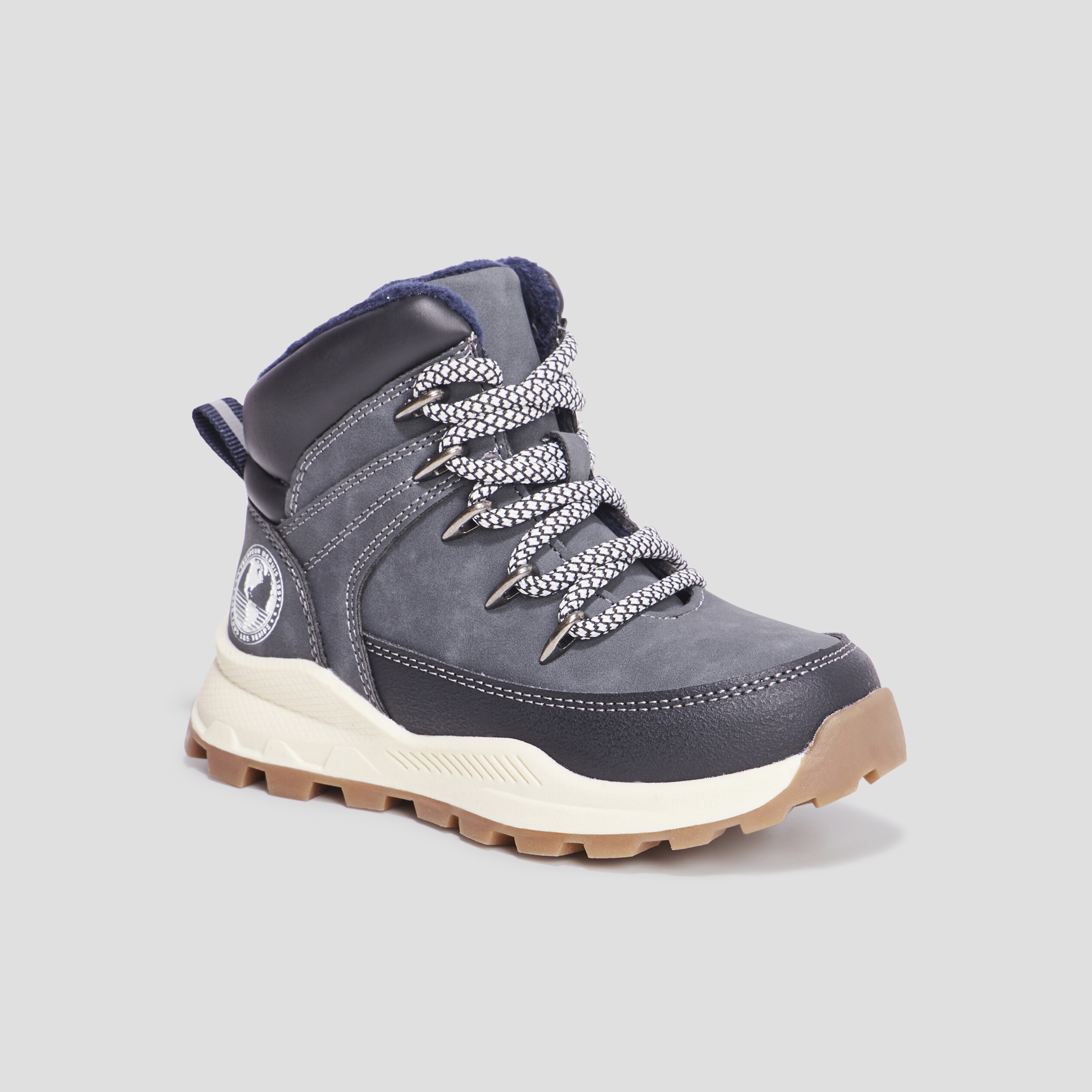 Bottines zippées Trappeur Barato bleu garçon | La Halle