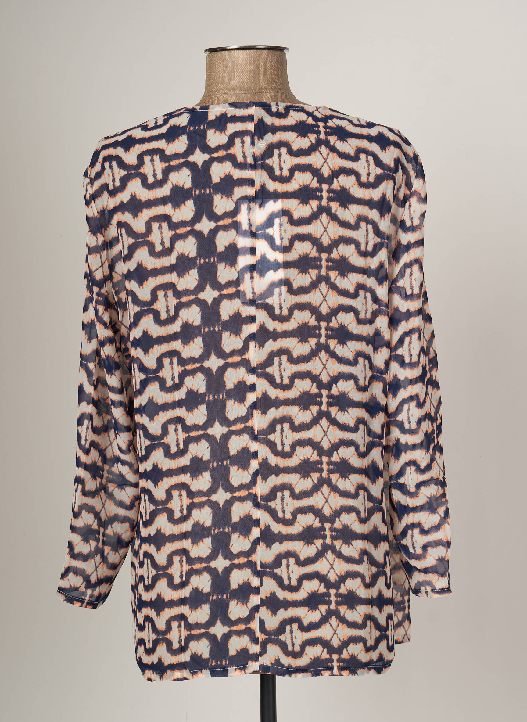 Areline Tuniquemanchelongue Femme couleur bleu