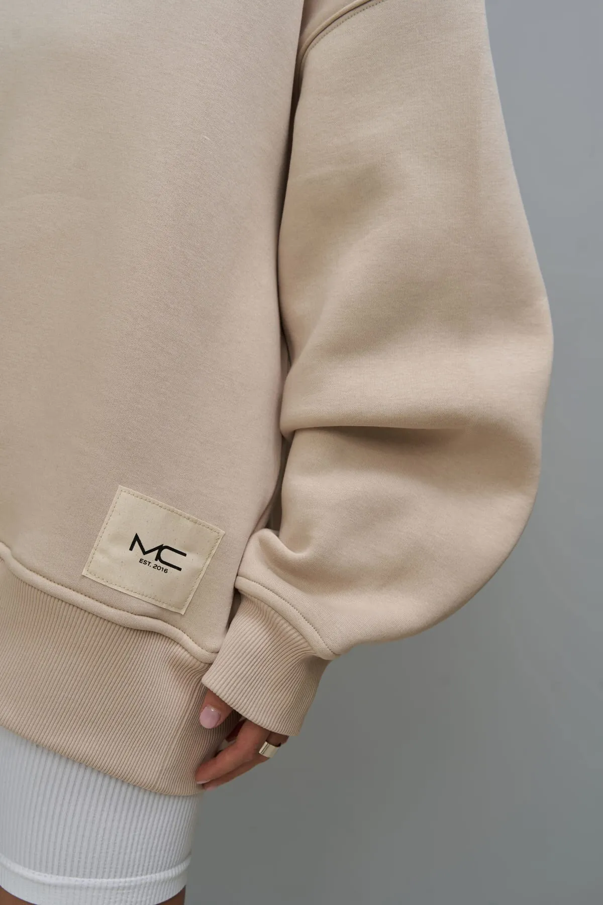 MAİ COLLECTİON  Cashback Bone Oversize-Sweatshirt