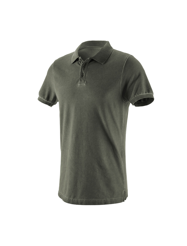e.s. Polo-Shirt vintage cotton stretch