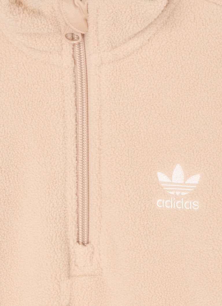 Bluza polarowa Adidas z zamkiem błyskawicznym do połowy