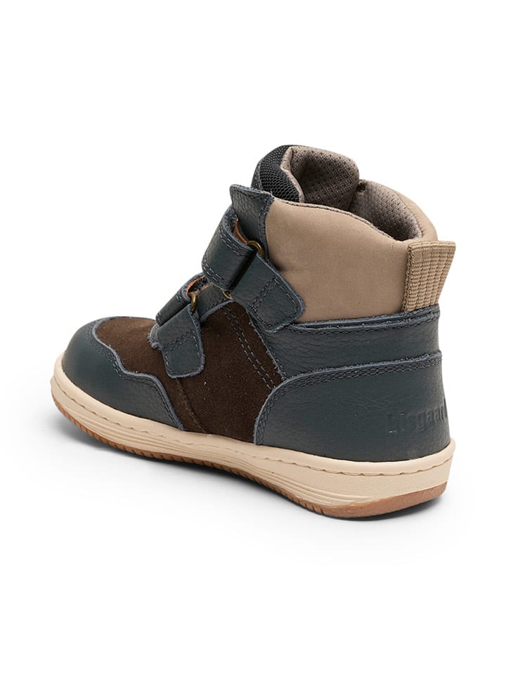 bisgaard Leder-Boots in Dunkelblau günstig kaufen