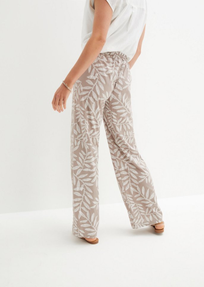 Bedruckte Palazzo-Hose
